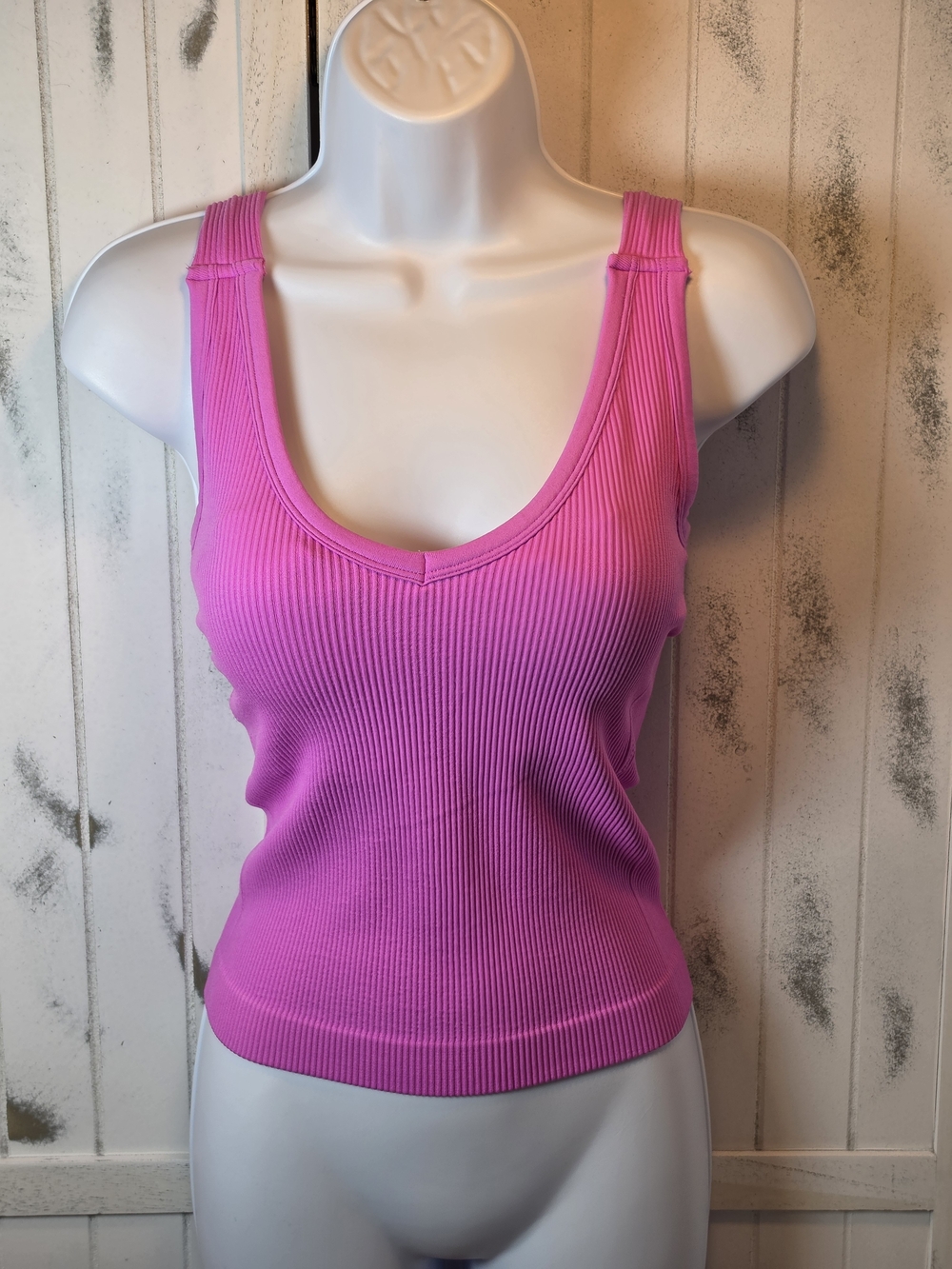 Zenana Brami Ribbed V-Neck Tank Top